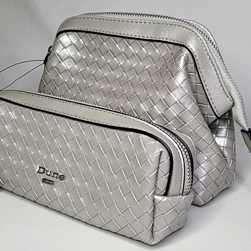 💰NWT! DUNE LONDON ▪︎ 2-PIECE COSMETIC BAG SET - Picture 3 of 11